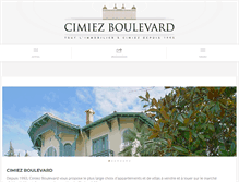 Tablet Screenshot of en.cimiez-boulevard.fr